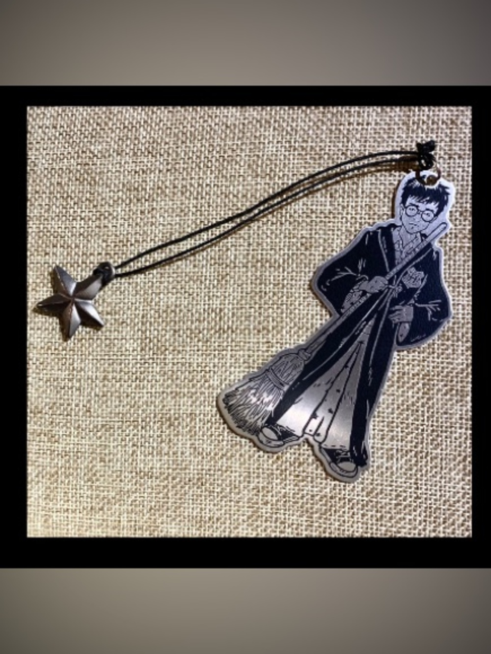 Scholastic Black & White Harry Potter Metal Die-Cut Bookmark - Picture 2 of 5